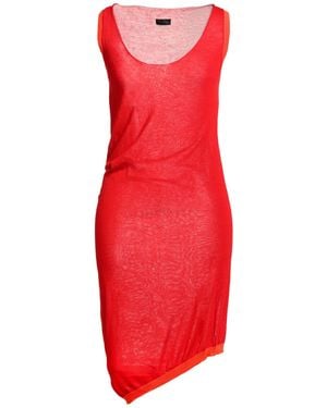 Ballantyne Midi Dress Cotton - Red