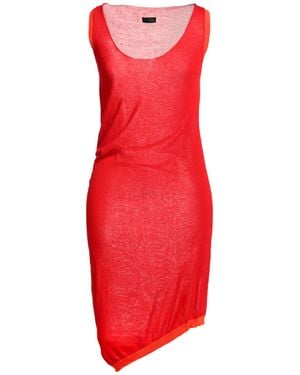 Ballantyne Midi Dress Cotton - Red