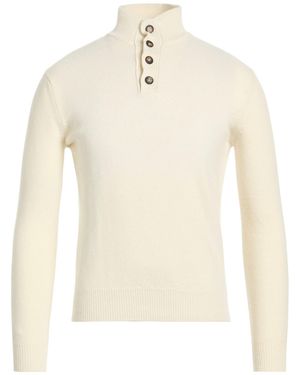 MILLENOVECENTOCINQUANTA7 Ivory Sweater Merino Wool - White