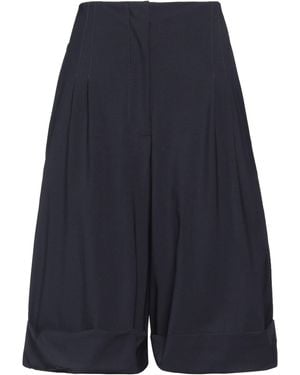 MSGM Shorts & Bermuda Shorts Virgin Wool, Elastane - Blue