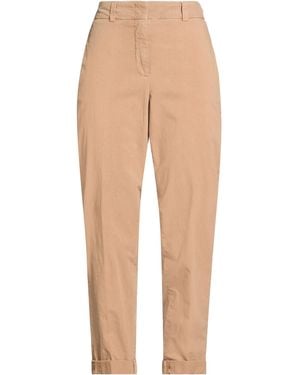 Peserico Pants Cotton, Elastane - Natural