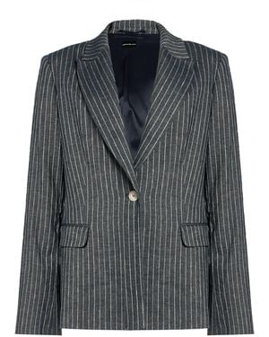 Pennyblack Blazer Cotton, Linen, Elastane - Black