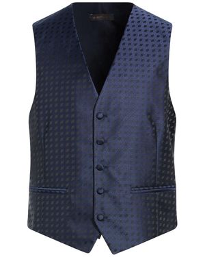 Manuel Ritz Tailored Vests - Blue
