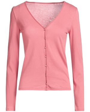 Majestic Filatures Cardigan Organic Cotton, Cashmere - Pink