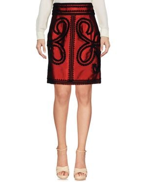Dolce & Gabbana Midi Skirt - Red