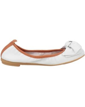 Ras Ballet Flats Leather - White