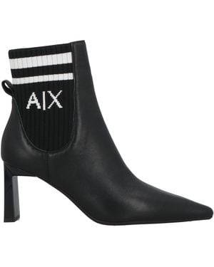 ARMANI EXCHANGE Ankle Boots - Black