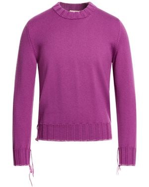 The Amhante Mauve Sweater Virgin Wool - Purple