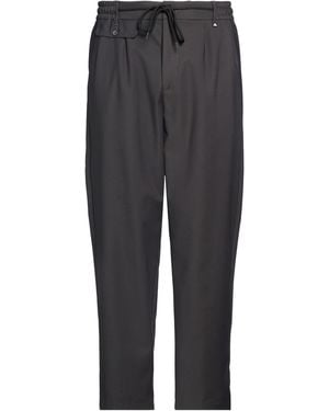 Berna Charcoal Pants Cotton, Polyamide, Elastane - Gray