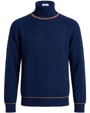Jurta Turtleneck Merino Wool, Cashmere - Blue