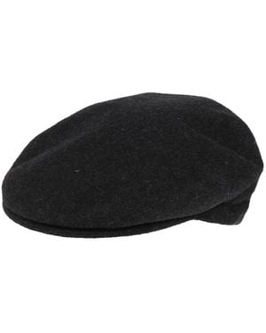 Borsalino Charcoal Hat Wool - Black