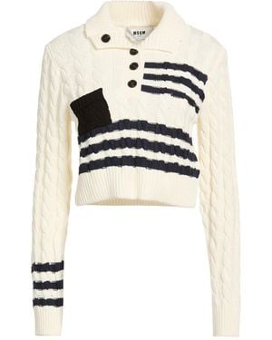 MSGM Jumpers - White