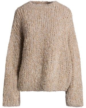 Brunello Cucinelli Jumper Mohair Wool, Polyamide, Metal Fibre, Wool - Natural