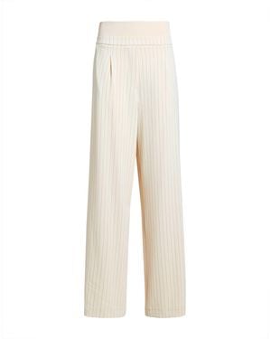 Imperial Ivory Pants Polyester, Elastane - White