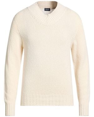 Drumohr Cream Sweater Cotton - White