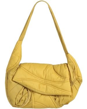 rusfrcade Mustard Handbag Textile Fibres - Metallic