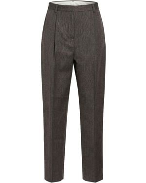 Tory Burch Lead Pants Wool, Polyester - Gray