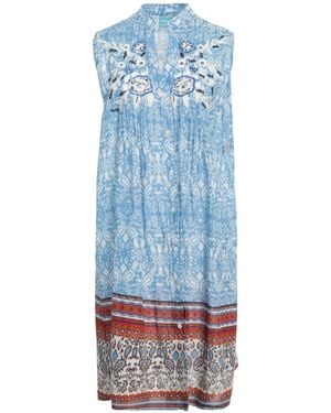 ICONIQUE Mini Dress Cotton - Blue