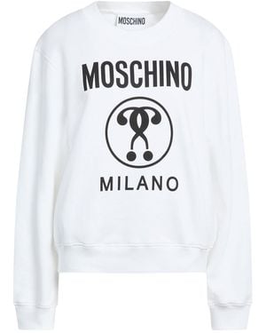 Moschino Sweatshirt Cotton - White