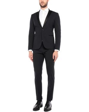 Tonello Suit Virgin Wool, Elastane - Black