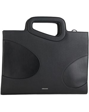 Ferragamo Handbag Leather - Black