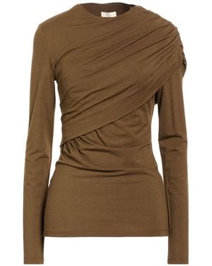 Isabel Marant T-Shirt Viscose, Wool, Elastane - Brown