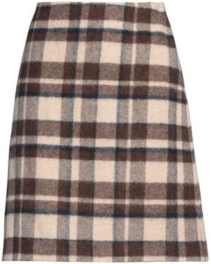 Weekend by Maxmara Mini Skirt Virgin Wool - Brown