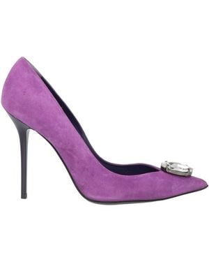 Bruglia Pumps Leather - Purple