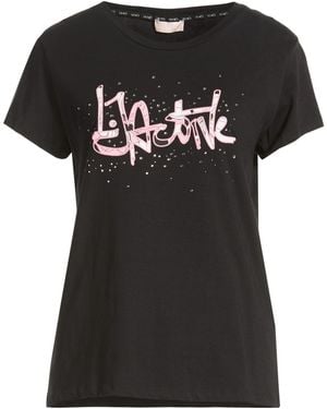 Liu Jo T-Shirt Cotton, Elastane - Black