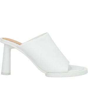 Jacquemus Sandals Leather - White