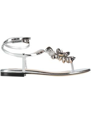 Mach & Mach Thong Sandals - White