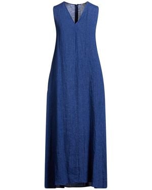 Maliparmi Maxi Dress Linen - Blue
