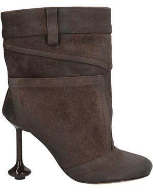 Loewe Ankle Boots Leather - Brown