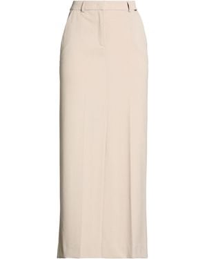 Kaos Maxi Skirt Polyester, Viscose, Elastane - Natural