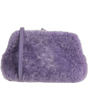 Jil Sander Clutch Ovine Leather, Cow Leather - Purple