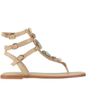Alma En Pena. Thong Sandal - Natural