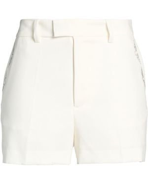 Zadig & Voltaire Ivory Shorts & Bermuda Shorts Polyester, Viscose, Elastane - White
