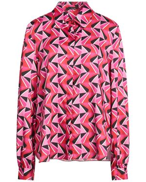 Hanita Fuchsia Shirt Polyester - Red