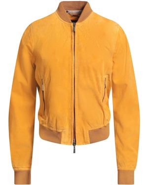 Moorer Basile Leather Jacket in Black | Lyst