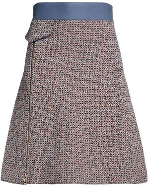 Chloé Slate Midi Skirt Virgin Wool, Polyamide - Blue