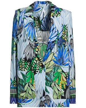 Imperial Sky Blazer Viscose - Blue