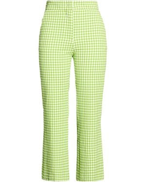 White Sand Pants Cotton, Polyester, Elastane - Green
