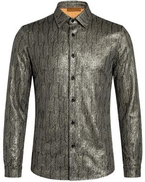 Siyu Shirt Viscose, Polyamide, Polyester - Green