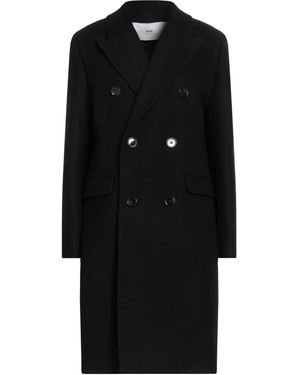 Ami Paris Coat Virgin Wool - Black