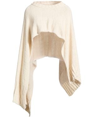 Isabel Benenato Cape Cotton, Polyamide - White