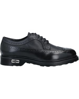 Cult Lace-Up Shoes Soft Leather - Black