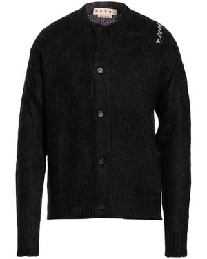 Marni Cardigan Acetate, Polyamide, Mohair Wool - Black