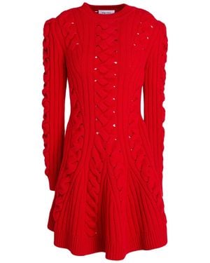 McQueen Minivestido - Rojo