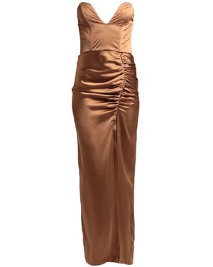 ACTUALEE Vestito Lungo - Marrone