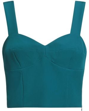 Rebel Queen Top Polyester, Elastane - Blue